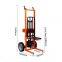Electric Tiger Cart Lifting Folding Storage Hand Lift Manual Pallet Stacker Trolley