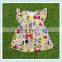yiwu Fancy newest flutter sleeve summer kids clothes baby girl mouse head patterns party dress Children frocks designs