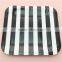 Hot new products for 2015 7 inch striped square paper plates for baby shower favors