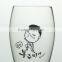 510ML Printing Beer Glass; Beer Glass Cup