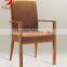Modern Metal Fabric Restaurant Armchairs