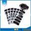 Waterproof 3d crystal epoxy rubber resin custom printed label