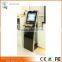 touchscreen information checking hotel kiosk