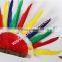 Native American Indian Headdress And Goose Feather Carnival Headdress For Wholesale Party Feather