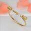 Polished Jewelry bracelet titanium steel silver gold filled Horse's hoof bangles for women