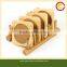 Different Natural Four Bamboo Coasters with a Holder