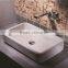 hot selling ceramic rectangle counter top basin, wash basin C2273W-1