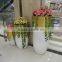 New design fiberglass flower pot and planters