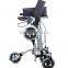 Rehabilitation Thera High end lightweight foldable aluminium ligh weight rollator walker 4 wheel folding rollator walker
