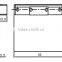 PVC Door Hinge,Steel Stamping,Door Hardware