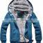 New Thick Velvet Hooded Zip Coat Hoodies Men Winter Jackets Quality Choice
