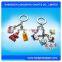 Wholesale cheap promotion keychain ,printing and painted Logo