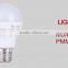 aluminum plastic bulb light 2016 latest design SMD chips led bulb