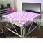 2015 hot selling portable standard size 1.22m*1.22m led digital party wedding led dance floor for sale