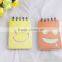 shape die cut double spiral mini cute journals A7