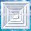 Square Type 4 Way Supply Ceiling Air Diffuser