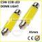 ,36mm 31mm 28mm 41mm39mm auto led light 6V cob festoon led