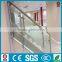 Decorative indoor staircase tempered glass railing designs supplier