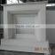 China alibaba promotional white travertine marble fireplace