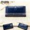 Passport and phone lady clutch purse hasp button leather wallet