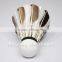 Export to Europe Improve the ability to respond /best black&white goose feather shuttlecock for Training