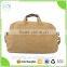 Big capacity canvas and leather sport single shoulder short travel tote bag