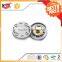 16mm round custom grey rubber metal snap button