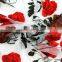 Wholesale New 3D Rose Flower Embroidery Lace Fabric 120cm Width WhiteTulle Mesh Breathable High Quality Textile For Summer Dress