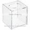 clear acrylic tissue box,acrylic napkin holder with sliding lid
