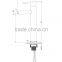 round chrome brass ceramic cartridge bath sink high basin faucet mixer tap sanitary ware factory 651101