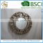 Antique Iron Round Wall Mirror Frame with Electroplating effect