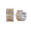 Men's Ear Jewelry Stainless Steel Silver Gold Plated Hoop Earrings Stud Plug