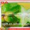 wholesale glass plate apple,banana square glass printed plate