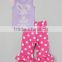 Boutique summer outfit girl clothing set easter kids outfit baby clothes fashion girls cute rabbit patterns easter clothes