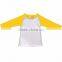 Wholesale sleeve plain blank raglan t shirt best quality raglan shirt