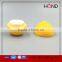 good quality top selling color orange and Peach lotion jars/Acrylic Jar With Screw Cap