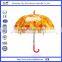 Shenzhen City winds denon produced high quality 23" promotional custom printing clear dome umbrella