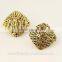 Fancy fake gold diamond jhumka stud earrings for women