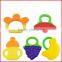 Silicone baby banana teeth toothbrush holder