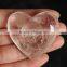 Wholesale charming clear quartz crystal heart with skeletons face