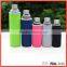 different size options custom eco friendly pyrex water bottle glass