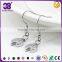 2016 Europan hot selling custom jewelry with Zircon & Anion earring