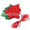 10pcs Red Felt SNOWFLAKE Hanging Decorations Christmas Tree Hangers
