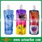 foldable plastic water bottle for sports