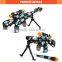 Hot selling kids funny electric plastic toy gun with light and sound