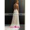 QC2 A-line elegant beaded bust sleeveless 2015 wedding dress backless floor length halter vestidos de noche