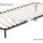 wooden slat bed frame twin 4 legs mattress foundation