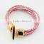 Fashion leather wristband for wholesale-ZB3340