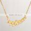 925 sterling silver 2016 ancient style fashion gold necklace XLY008