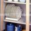 hot sales Foldable Kitchen Dish Drying Rack Plate Drainer Holder Organizer Storage